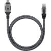 Goobay USB-A 3.1 to RJ45 Ethernet Cable, 1 m 70696 Black