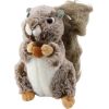 Leantoys Pluszowa Maskotka Przytulanka Wiewiórka Z Orzeszkiem Brązowa 18cm LEAN Toys