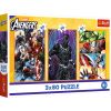 TREFL AVENGERS Pužļu komplekts Ar piedzīvojumiem piepildītas dienas, 3x80 gab.