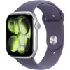 Apple Watch Series 11 GPS 46mm Silver Aluminium Case with Purple Fog Sport Band - M/L