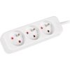 Lanberg Cable Power Strip 3M 3X French Outlets Quality-Grade Copper PS0-03E-0300-W