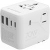 Adapteris Gembird universal travel adapter 70W White