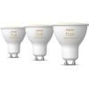 Philips Hue Smart Spotlight, 3pcs pack GU10 4.2 W Warm to cool white light Viedās lampas un spuldzes
