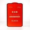 iLike Apple  iPhone 16 Plus Full Glue 21D Tempered Glass Without package (2pcs) Black