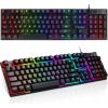 iLike   Gaming full size keyboard with fast respond Keys&RGB Lightnig ENG layout Black