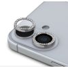 Guess Apple  iPhone 16/16 Plus Fixed Glliter Protective Lens Silver