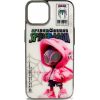 iLike Apple  iPhone 12 PC Silicone Case Spider Sense White Pink Neoriģinālie Maciņi