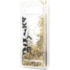 Karl Lagerfeld Samsung  Galaxy S10e Glitter Floatting Cover Black Gold