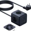 Baseus EnerFill FA11 Cube Power Strip 3AC+1U+1C 67W 1.5m EU Cosmic Black Strāvas pagarinātāji