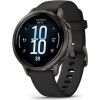 Garmin   Venu 4 - 41mm, Slate with Black Silicone Band sports watch