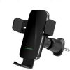 Wozinsky   WEDZ-3Y8S clamp car holder with 15W inductive charger for phone on the air vent Black