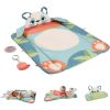 Mattel Fisher-Price Planet Friends Roly-Poly Panda Baby Activity Play Mat with 2 Toys