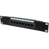 DIGITUS CAT 5e, Class D Patch Panel, 08 port unshielded