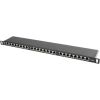 Lanberg Patch Panel 24 port 0.5U, cat. 6, shielded, black