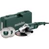 Leņķa slīpmašīna Metabo WE 2200-230; 2200 W; 230 mm; 13,5 Nm + piederumi