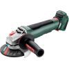 Akumulatora leņķa slīpmašīna Metabo WPB 18 LT BL 11-125 Quick; 18 V; 125 mm (bez akumulatora un lādētāja)