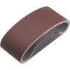 Smilšpapīra lenta lenšu slīpmašīnai Irwin IW8083839; 75x457 mm; 9 gab.
