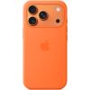 Apple iPhone 17 Pro Silicone Case with MagSafe, Orange Oriģinālie maciņi