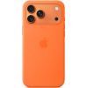 Apple iPhone 17 Pro Max Silicone Case with MagSafe - Orange Oriģinālie maciņi