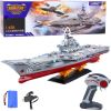 Leantoys Large Remote Controlled Aircraft Carrier RC Lights 30 km/h 1:438