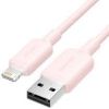 CABLE USB2.0 TO LIGHTNING/1M PINK LAMPF VENTION Дата USB-кабели