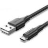 CABLE USB2.0 TO MICRO-B/2M BLACK CTIBH VENTION Дата USB-кабели