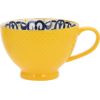 Mug SEREN H7,7cm 355ml, yellow/blue