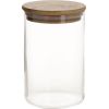 Glass jar JARA D8,3xH13cm 790ml with bamboo lid