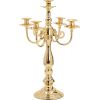 Candlestick LAUDRE 5 pcs D28xH49cm, gold