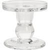Candlestick SALITA D8xH8.5cm, glass