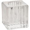 Candle holder GELSA 4x4xH4cm, glass