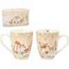 Mugs MIA DEER 2pcs H10,5cm 340ml, in gift box