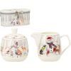 Sugar bowl and cream jug MIA SNOW, in a gift box