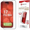 Apple iPhone 17 Pro Max Premium Screen Glass Full Cover Anti-Reflex By Displex Transparent