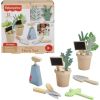 Fisher Price Wooden mały ogrodnik zestaw drewnianych roślin i narzędzi интерактивные игрушки