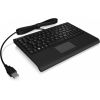 Keysonic Klawiatura mini ack-3410(us) touchpad, usb