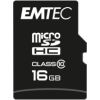 Emtec mSD 16GB Class10 Classic Atmiņas kartes micro SD SDHC
