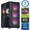INTOP AQUA Ryzen 5 7600X 32GB DDR5 500SSD M.2 NVME+2TB RTX4060 8GB no-OS Персональные компьютеры