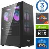 INTOP AQUA Ryzen 7 7700X 16GB DDR5 2TB SSD M.2 NVME RTX4060 8GB no-OS Персональные компьютеры