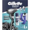 Gillette Mach3 Charcoal Set with Socks - Dárková sada Smaržas - NESAKĀRTOTS