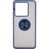 iLike Xiaomi  Redmi Note 13 5G Hybrid Case With Ring Dark Blue Neoriģinālie Maciņi