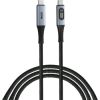 Kabelis Verbatim Sync&Charge Cable with Power Display 100W 120cm Data USB kabeļi