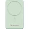Enerģijas krātuve Verbatim Charge n Go 5000mAh Magnetic Wireless Charge Green