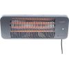 SUNRED Heater LUG-2000W, Lugo Quartz Wall Infrared 2000 W Grey IP24