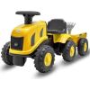 Baby Mix Jeździdełko traktor z przyczepą Benny żółty