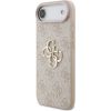 Guess PU 4G Metal Logo Strap Case Aizsargapvalks priekš Apple iPhone 17 Air Pink Neoriģinālie Maciņi