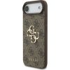 Guess PU 4G Metal Logo Strap Case Aizsargapvalks priekš Apple iPhone 17 Air Neoriģinālie Maciņi