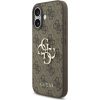 Guess PU 4G Metal Logo Strap Case Aizsargapvalks priekš Apple iPhone 17 Neoriģinālie Maciņi