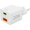 Hama   Charger USB-C+USB-A Charger 20W White