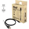 CABLE MINI DP TO DP 1M/M/M CAC-1116 CLUB3D  Кабель HDMI
